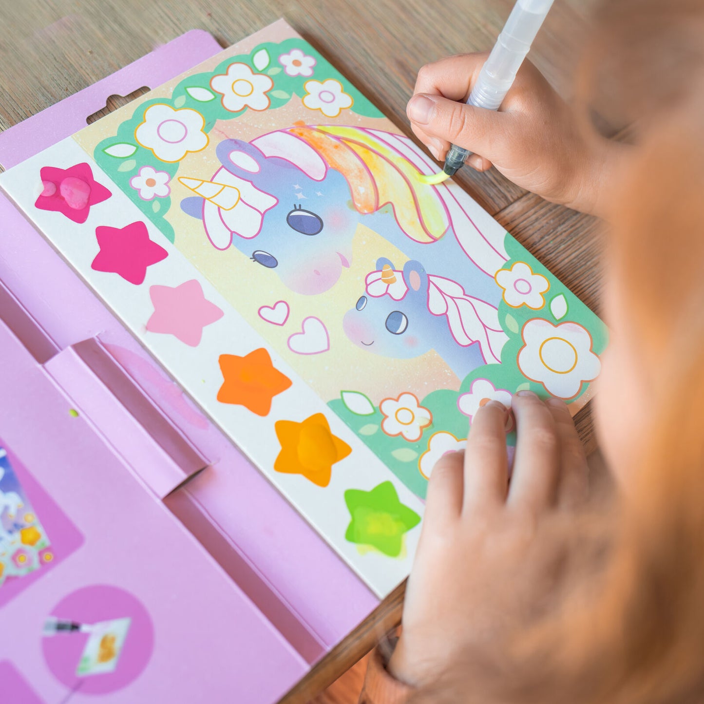 Tiger Tribe Paint A Picture Set Unicorn Skies