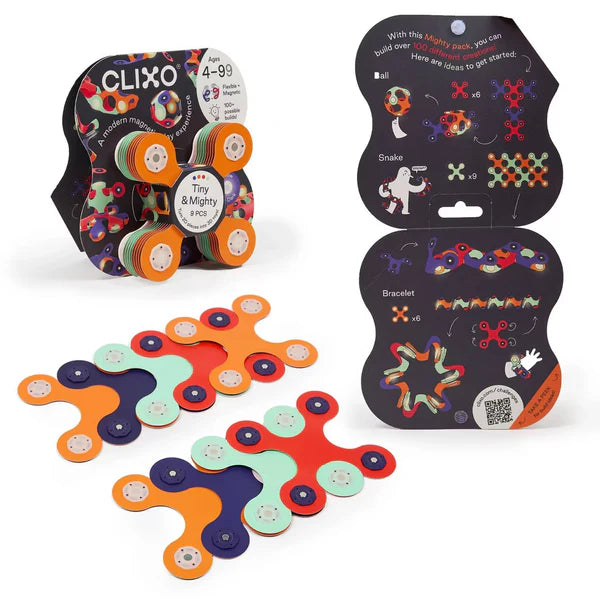 Clixo Tiny & Mighty Magnetic Toy 9pc Space