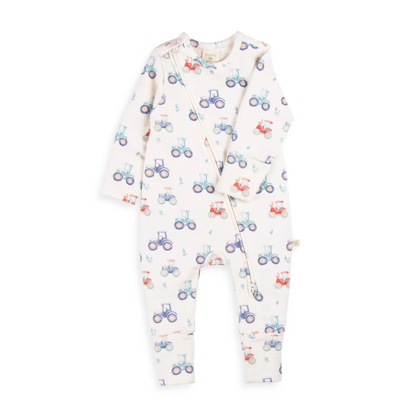 Tiny Twig Long Sleeve Zip Suit Harvest Time