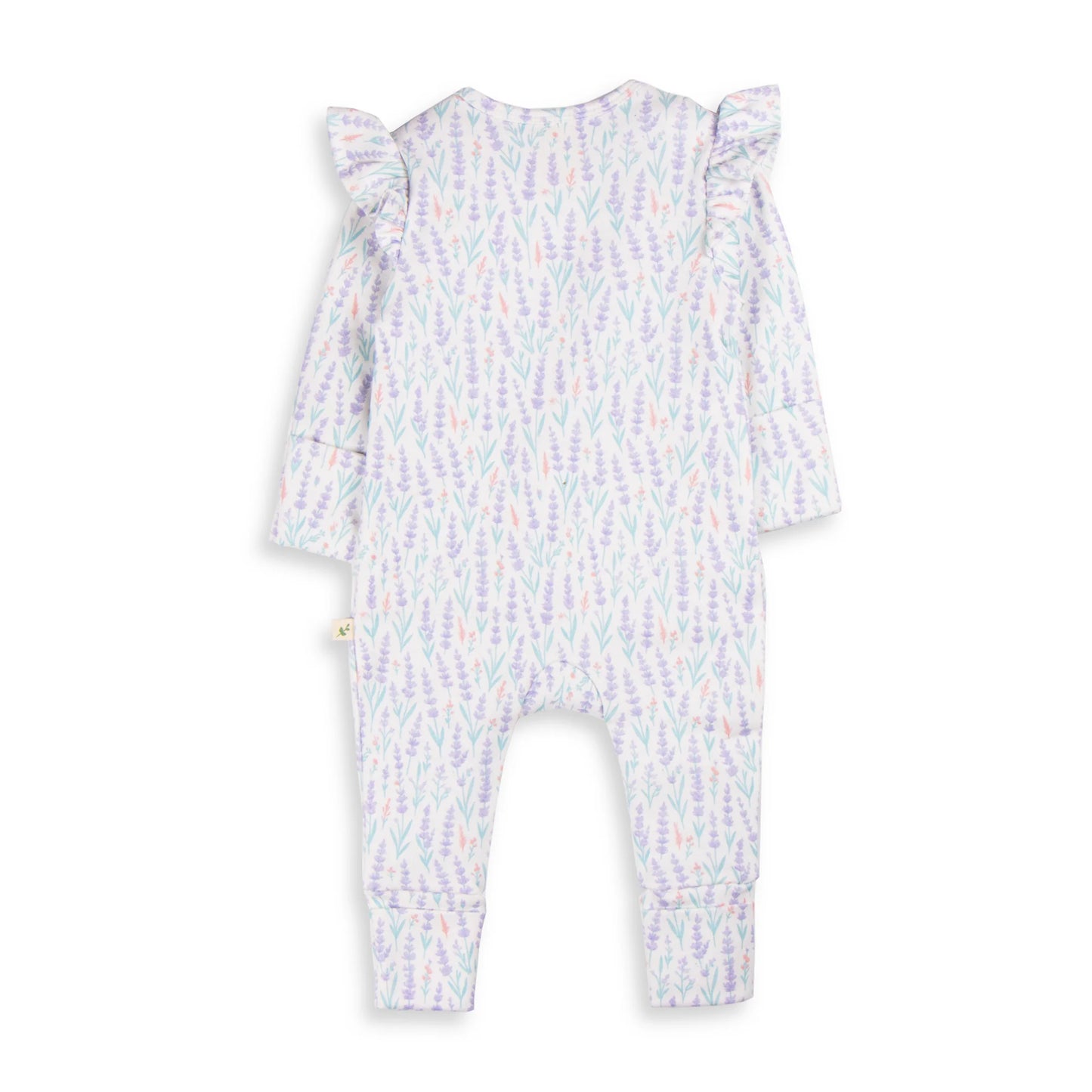 Tiny Twig Long Sleeve Zip Suit Lavender Fields