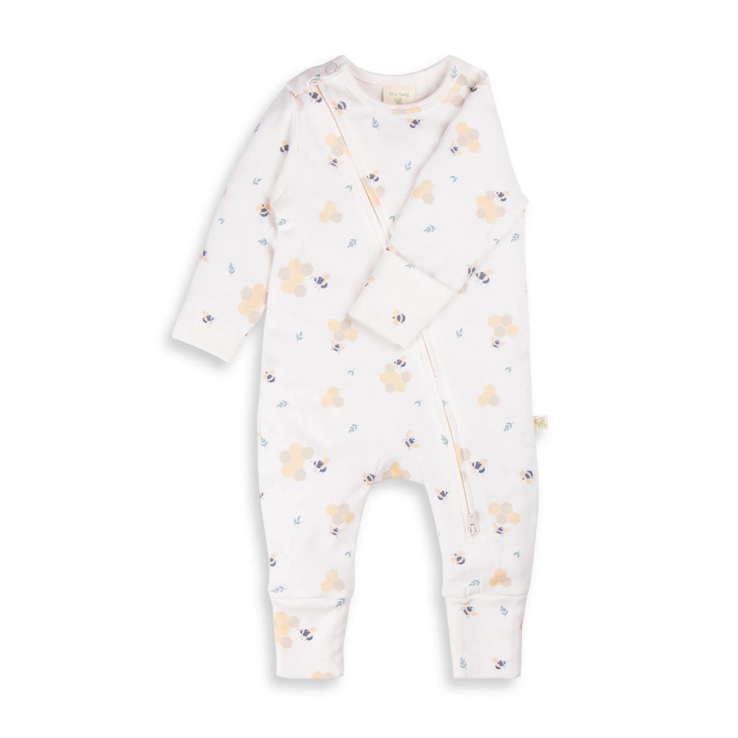 Tiny Twig Long Sleeve Zip Suit Making Honey