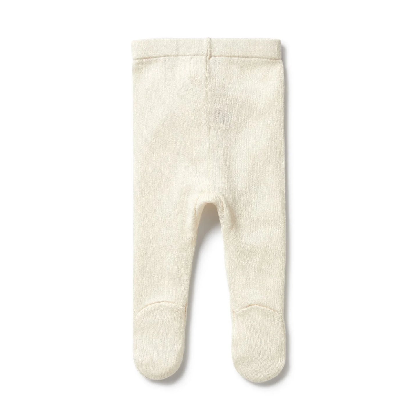 Wilson & Frenchy Knitted Leggings with Feet Ecru