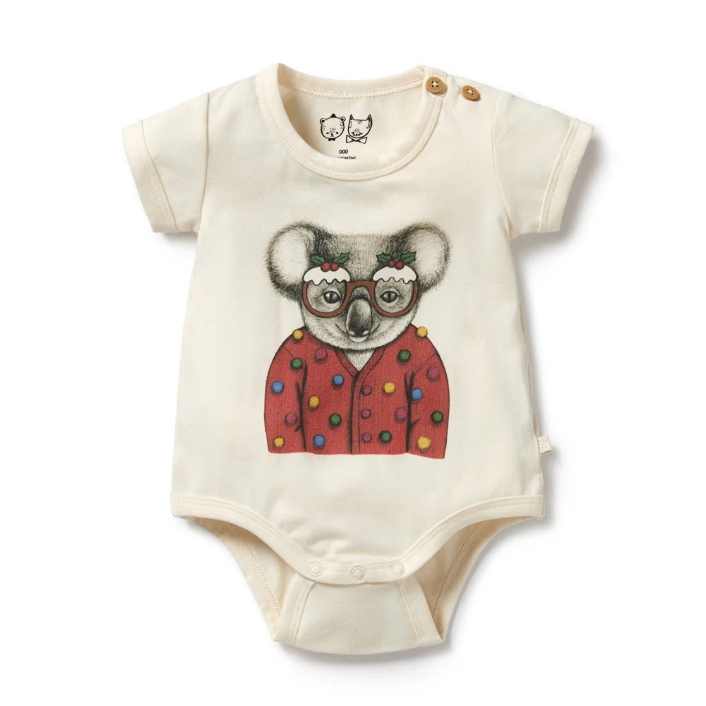 Wilson & Frenchy Organic Bodysuit Koala