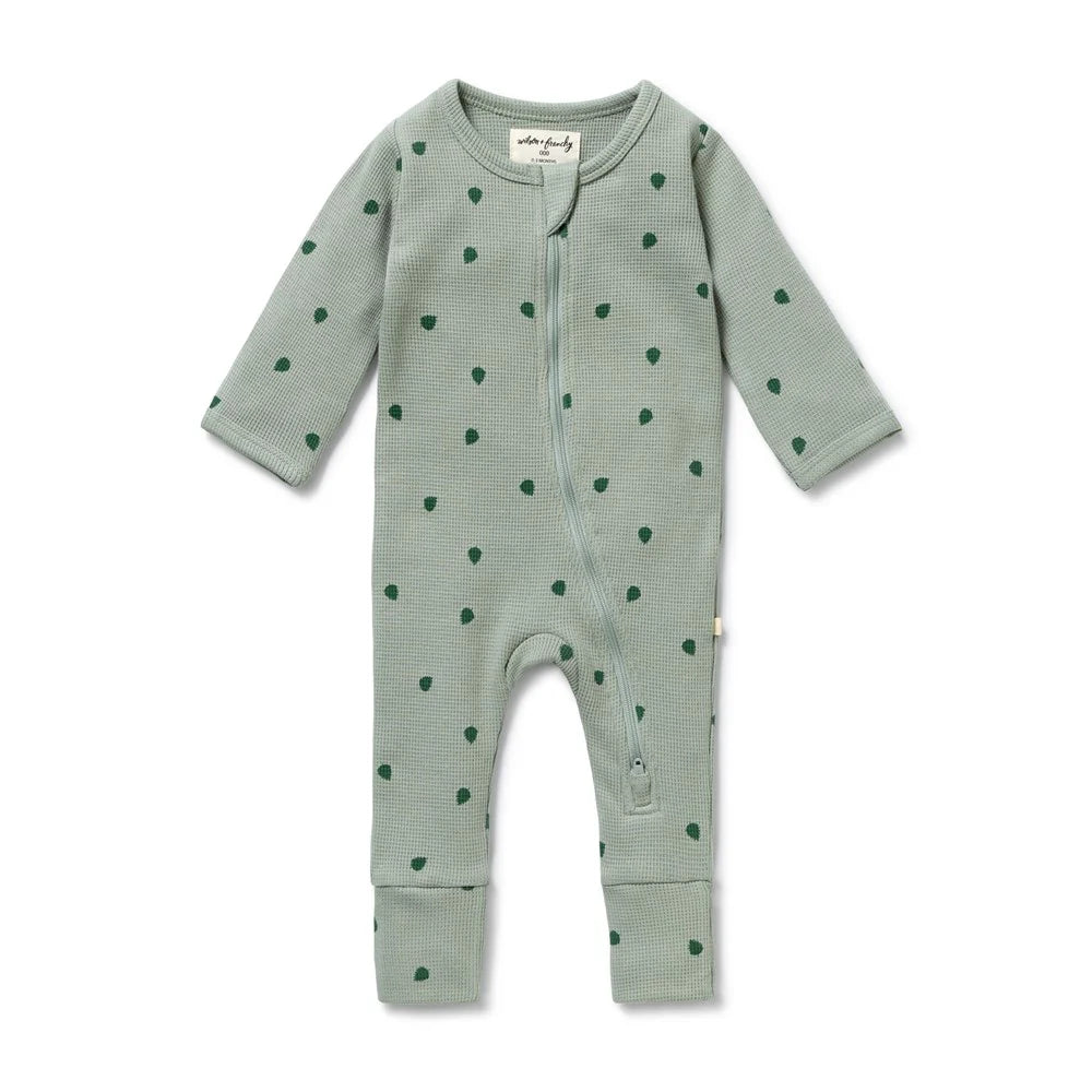 Wilson & Frenchy Organic Waffle Zipuit Tumbletwig