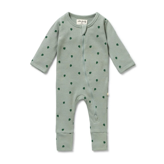 Wilson & Frenchy Organic Waffle Zipuit Tumbletwig