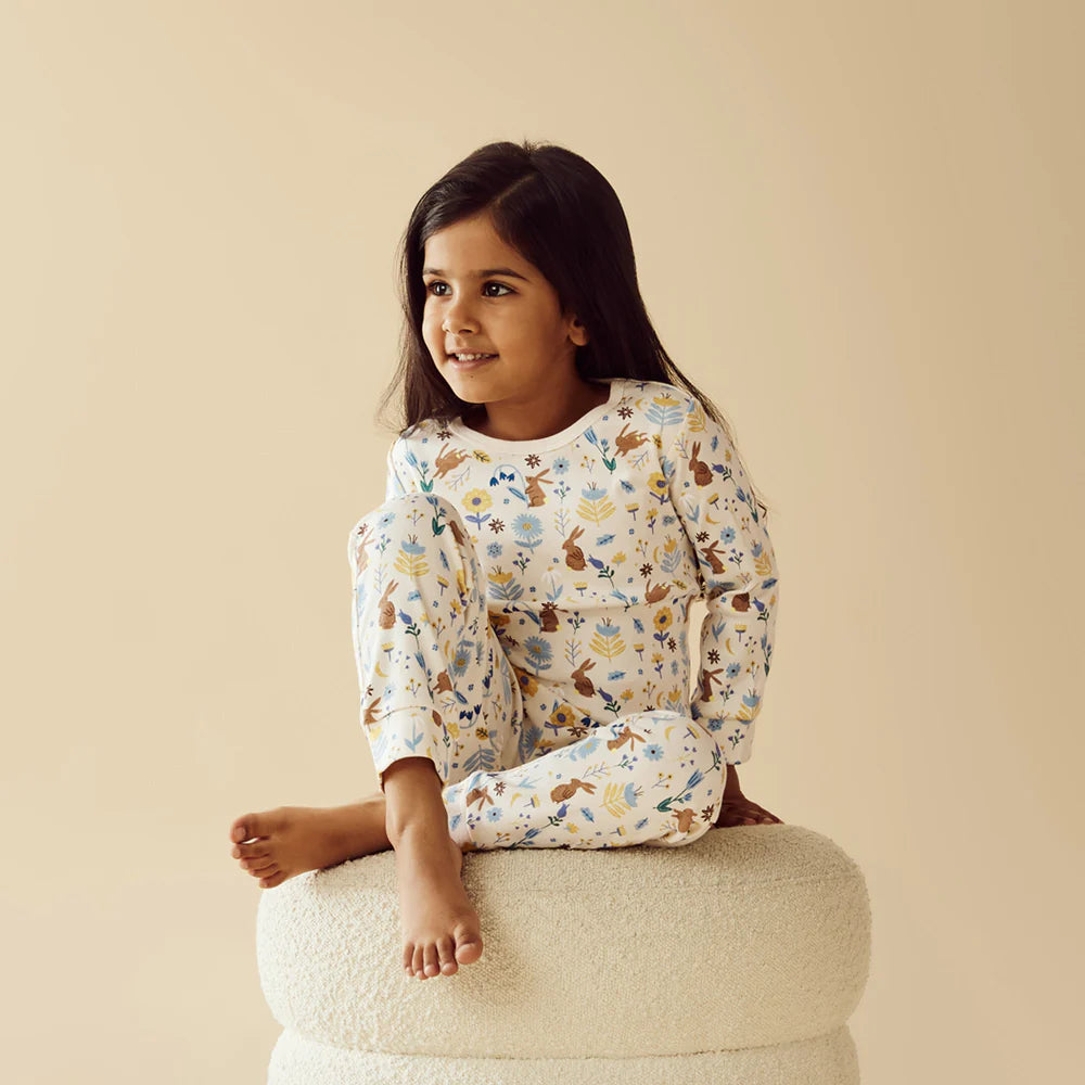 Wilson & Frenchy Organic Long Sleeve Pyjamas Daisy Mae