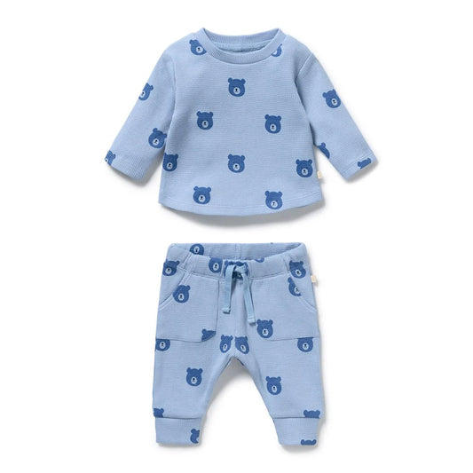 Wilson & Frenchy Organic Waffle Set Bear Hugs