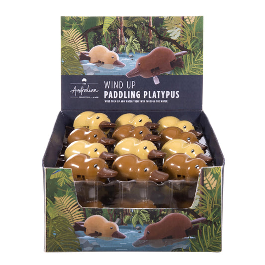 Wind Up Paddling Platypus