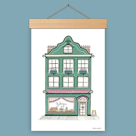 Zenti Designs Bakery Art Print