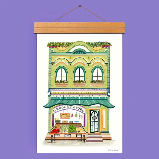 Zenti Designs Grocery Store Art Print