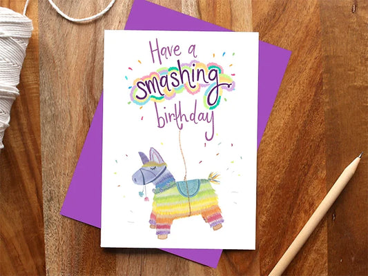 Zenti Designs Smashing Birthday Card