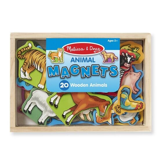 Melissa & Doug Wooden Animal Magnets