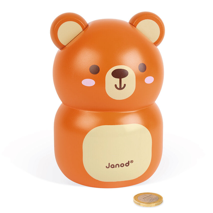 Janod Money Box Bear