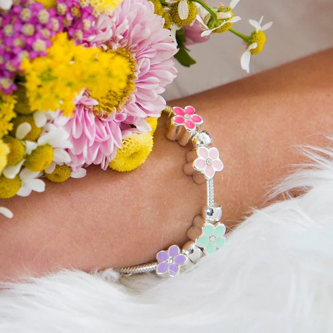 Lauren Hinkley Petite Fleur Bouquet Charm Bracelet