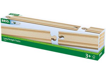 BRIO Long Straight Tracks 4pc