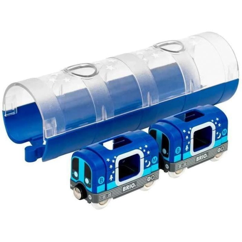 BRIO Metro Train and Tunnel 3pc