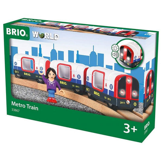 BRIO Metro Train with Sound Lights 4pc