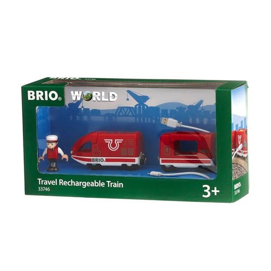 BRIO Travel Rechargeable Train 4pc