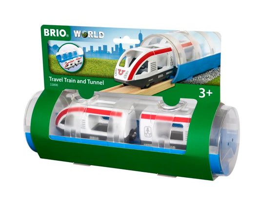 BRIO Travel Train and Tunnel 3 Pieces