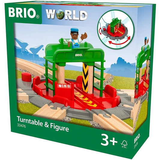 BRIO Turntable and Figure 2pc