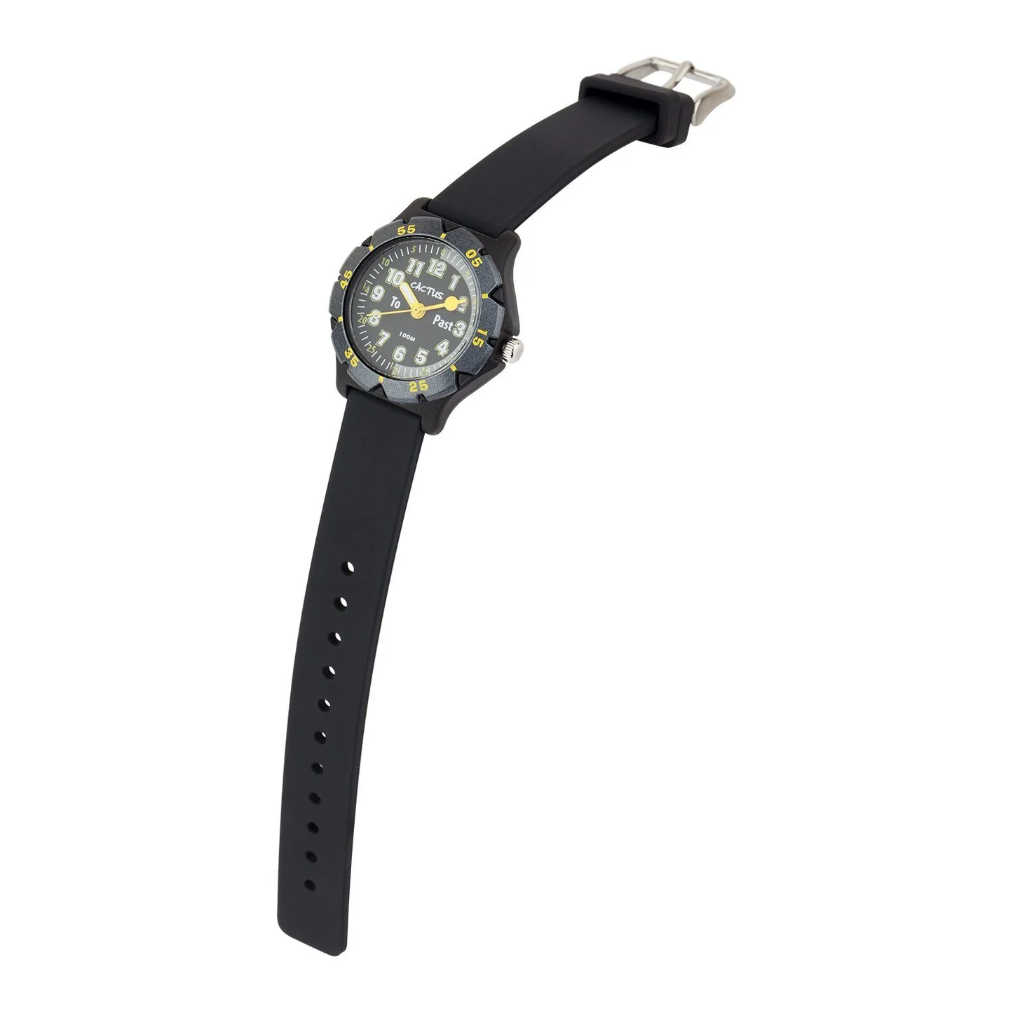 Cactus Hero Waterproof Time Teacher Watch Black