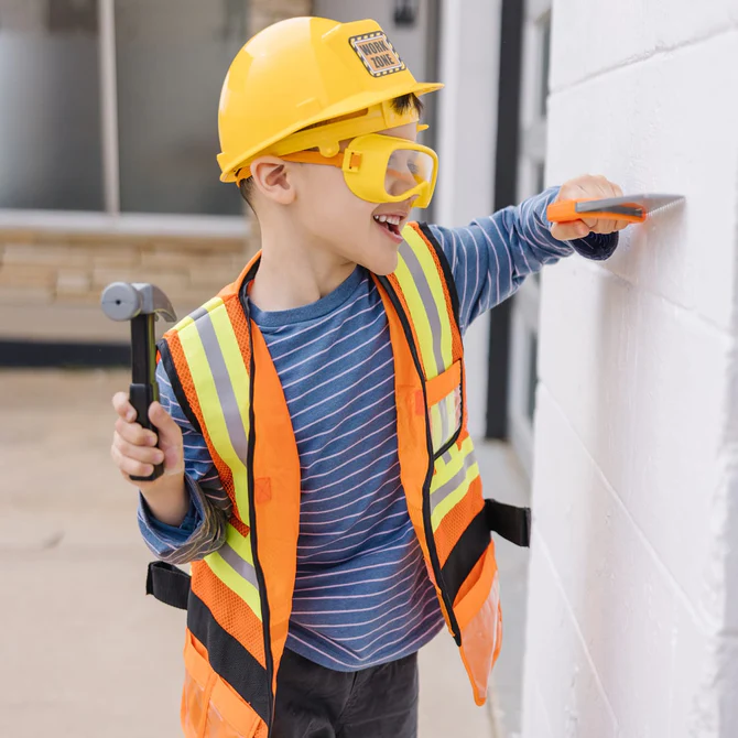 Melissa Doug Construction Worker Costume Enchanted Years