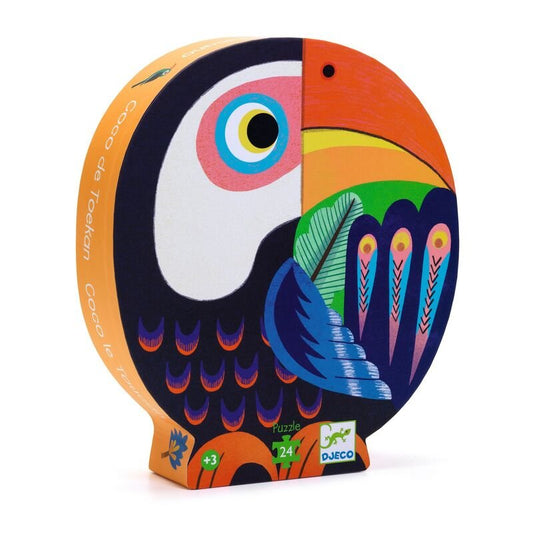 Djeco 24pc Jigsaw Puzzle Coco the Toucan