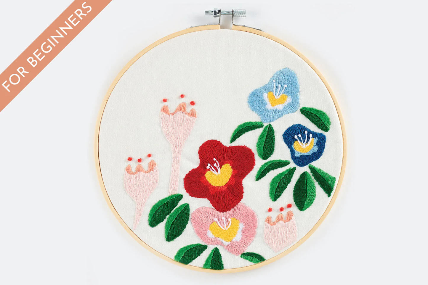 Journey Of Something Floral Embroidery Kit