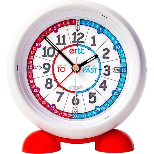 ERTT Children's Time Teacher Alarm Clock Blue/Red
