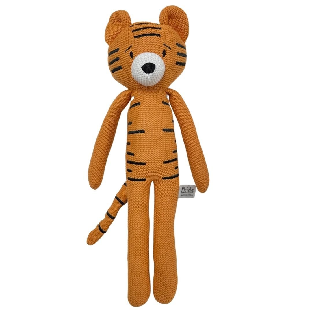 ES Toys Eco Knitted Tiger Large