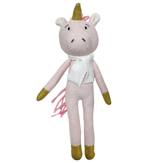 ES Toys Eco Knitted Unicorn Large