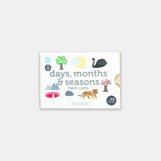 Flash Cards Days, Months and Seasons