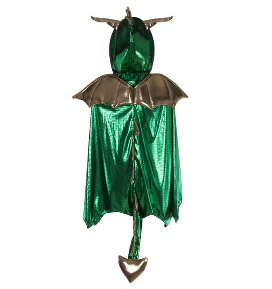 Great Pretenders Green and Gold Dragon Cape