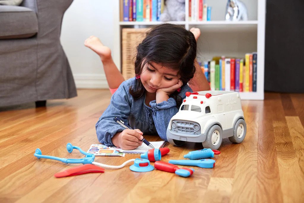 Green Toys Ambulance with Doctors