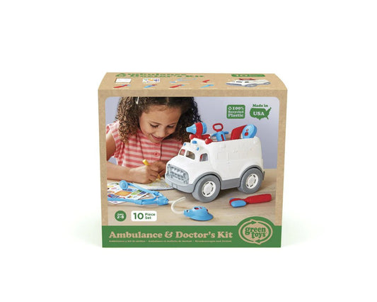 Green Toys Ambulance with Doctors
