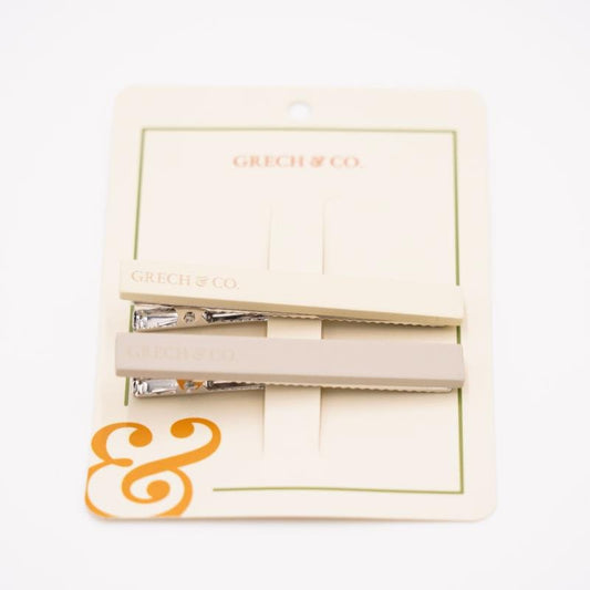 Grech & Co Two Toned Atlas Hair Clips