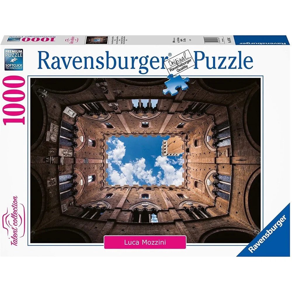 Ravensburger 1000pc Courtyard Palazzo Pubblico Siena Jigsaw Puzzle