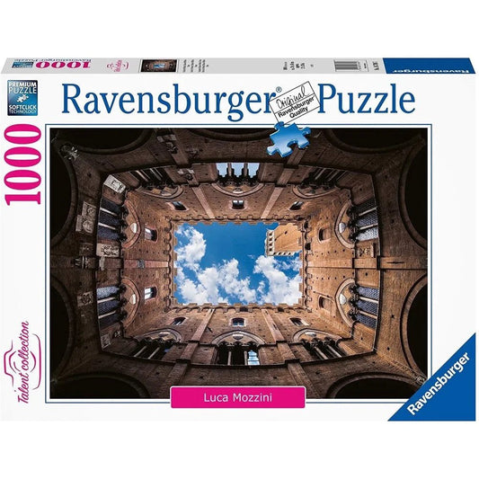 Ravensburger 1000pc Jigsaw Puzzle Courtyard Palazzo Pubblico Siena