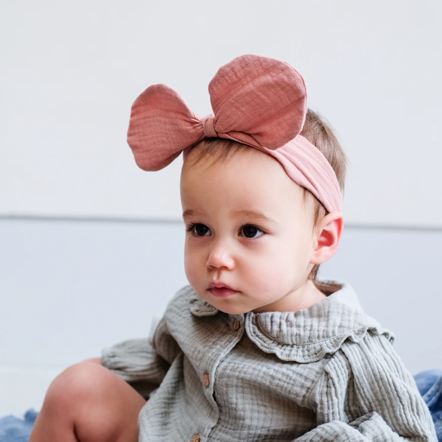 Mimi & Lula Baby Bando Ears Headband Rose