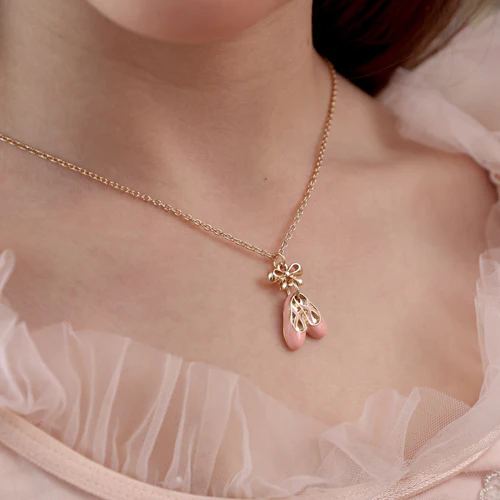 Lauren Hinkley Ballet Slippers Necklace