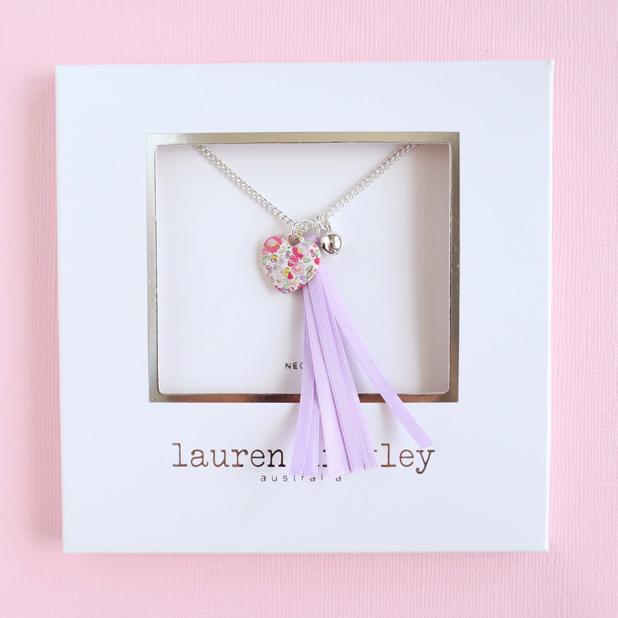 Lauren Hinkley Petite Fleur Heart Necklace