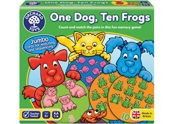 Orchard Toys One Dog, Ten Frogs Game