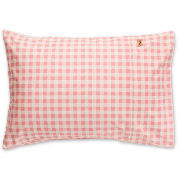 Kip & Co Gingham Cotton Candy Pillowcase