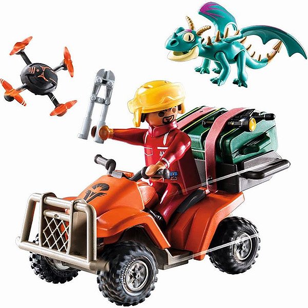 PlayMobil Dragons The Nine Realms Icaris Quad with Phil