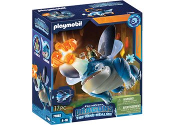 PlayMobil Dragons The Nine Realms Plowhorn and D'Ange