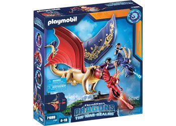 PlayMobil Dragons The Nine Realms Wu and Wei with Jun