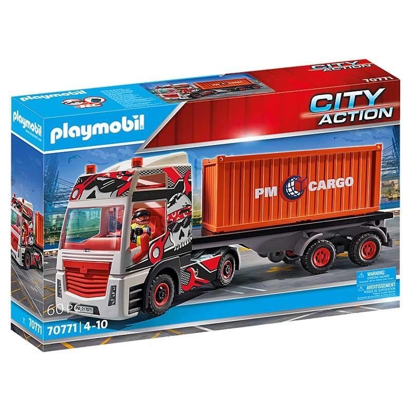 PlayMobil Truck with Cargo Container