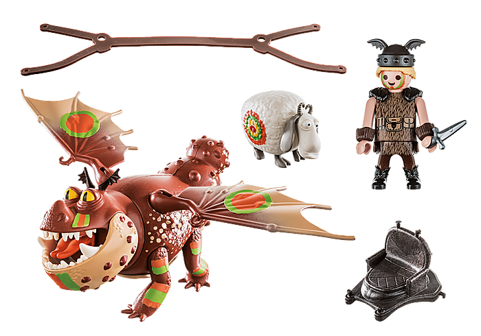 PlayMobil Dragon Racing Fishlegs and Meatlug