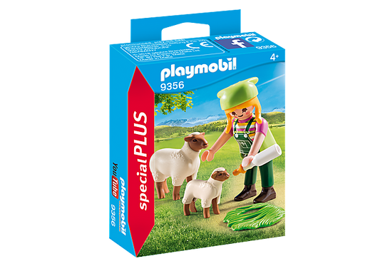 PlayMobil Farmer with Sheep