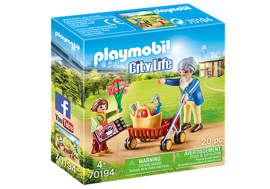 PlayMobil Grandmother with Child